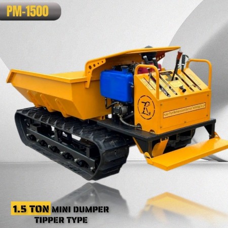 1500 kg Mini Crawler Dumper All Terrain Transporter