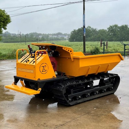 Wheel Barrow Mini Track Site Hydraulisk Crawler Dumper